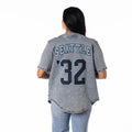 Seattle Kraken Women's Button Up Shirt - Denim view 2