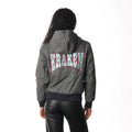 Seattle Kraken Women's Quilted Puffer Jacket - Grey view 2