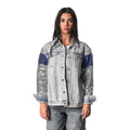 Tampa Bay Lightning Denim Jacket w/ Sequin Sleeves - Blue view 1