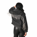 Tennessee Titans Women's Denim Sequin Fringe Jacket - Denim view 2