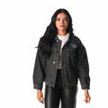 Tennessee Titans Women's Denim Sequin Fringe Jacket - Denim view 1