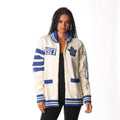 Toronto Maple Leafs Jacquard Sweater - Cream view 3