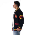USC Unisex Jacquard Zip Front Sweater – Black view 2