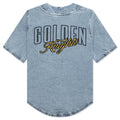 Vegas Golden Knights Blue Denim Button Up Shirt view 6