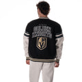 Vegas Golden Knights Unisex Shoulder Varsity Jacket - Black view 2