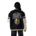 Vegas Golden Knights Unisex Shoulder Varsity Jacket - Black view 5