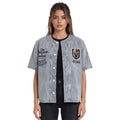 Vegas Golden Knights Blue Denim Button Up Shirt view 2