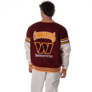 Washington Commanders Unisex Varsity Jacket - Maroon-Varsity Jacket-thewildcollective