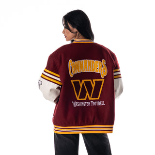 Washington Commanders Unisex Varsity Jacket - Maroon-Varsity Jacket-thewildcollective