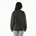 Washington Commanders Women's Crystal Rock Crew Neck Fleece - Charcoal view 2